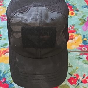 Black Camouflage Men's Cap